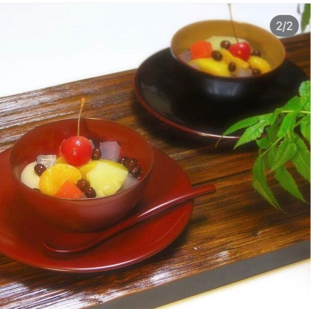 輪島塗　へぎ板　膳　5枚