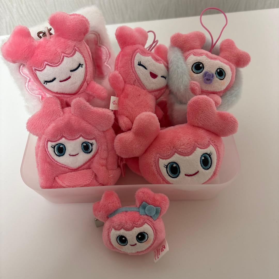 GIGO TWICE LOVELYSモブリーぬいぐるみマスコット 6個セット