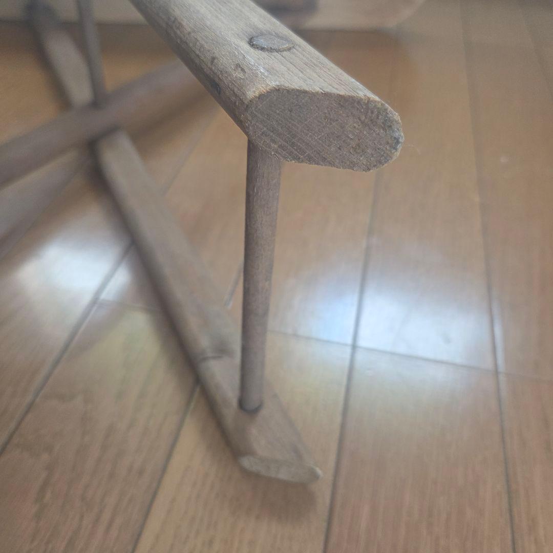 フランス　アンティーク　小さなアイロン台　ままごと