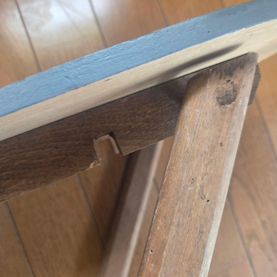 フランス　アンティーク　小さなアイロン台　ままごと