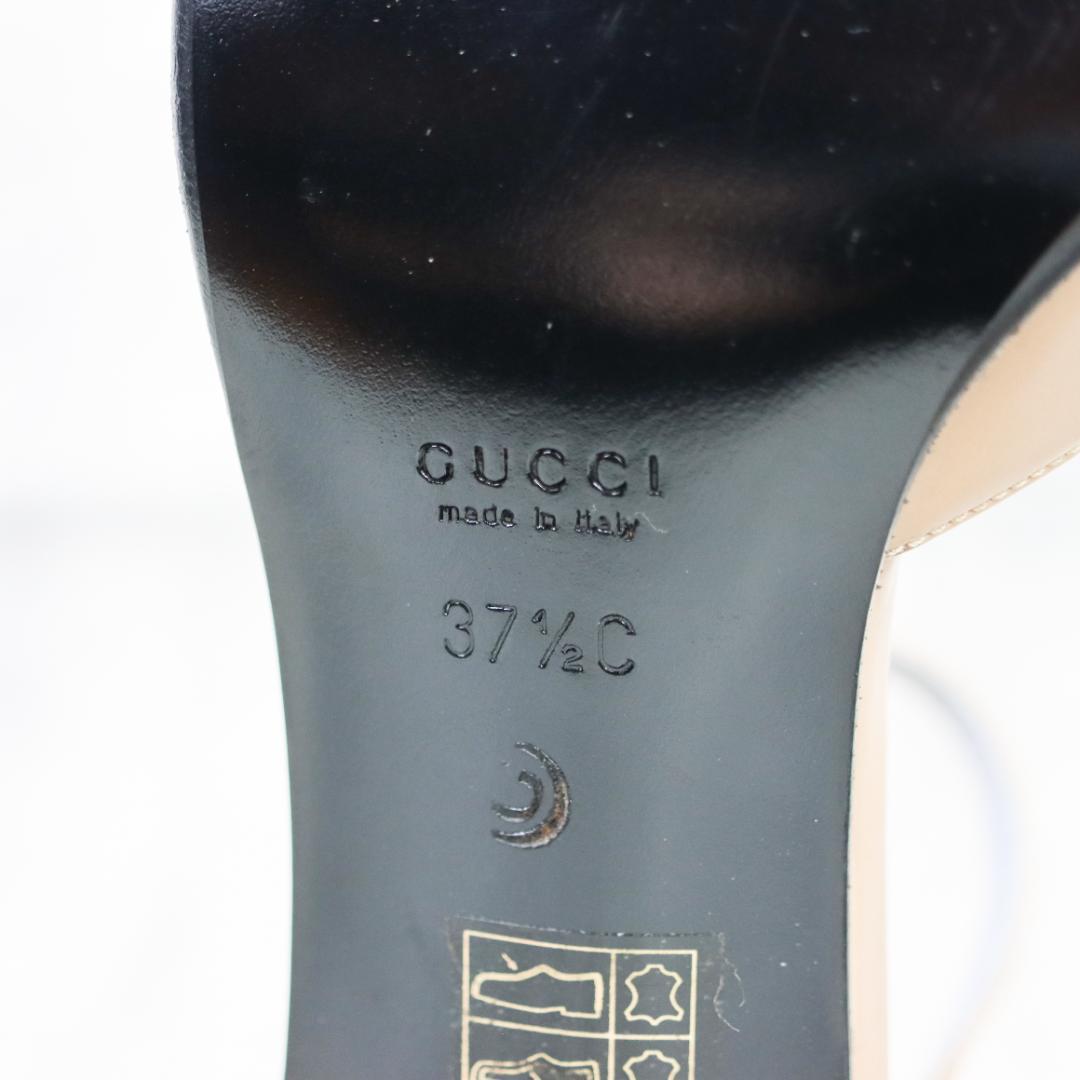 GUCCI グッチ パンプス ミュール ベージュ レディース 箱・保存袋付き