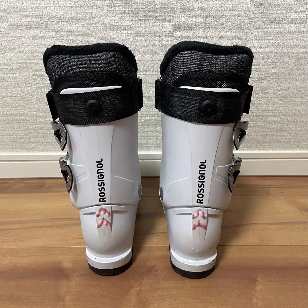 ATOMIC152cm ROSSIGNOL24.5cmストック付きスキーセット