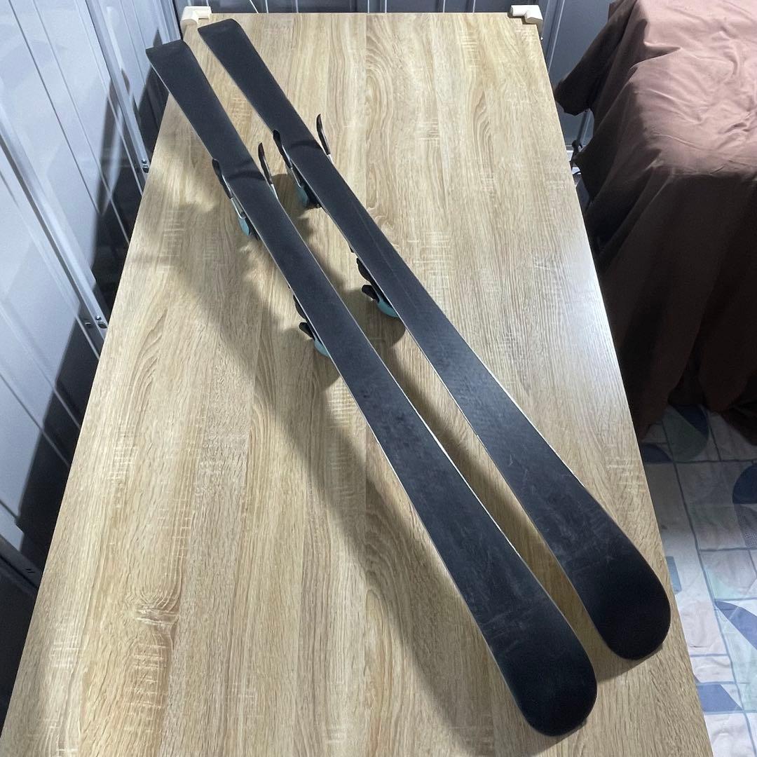 ATOMIC152cm ROSSIGNOL24.5cmストック付きスキーセット