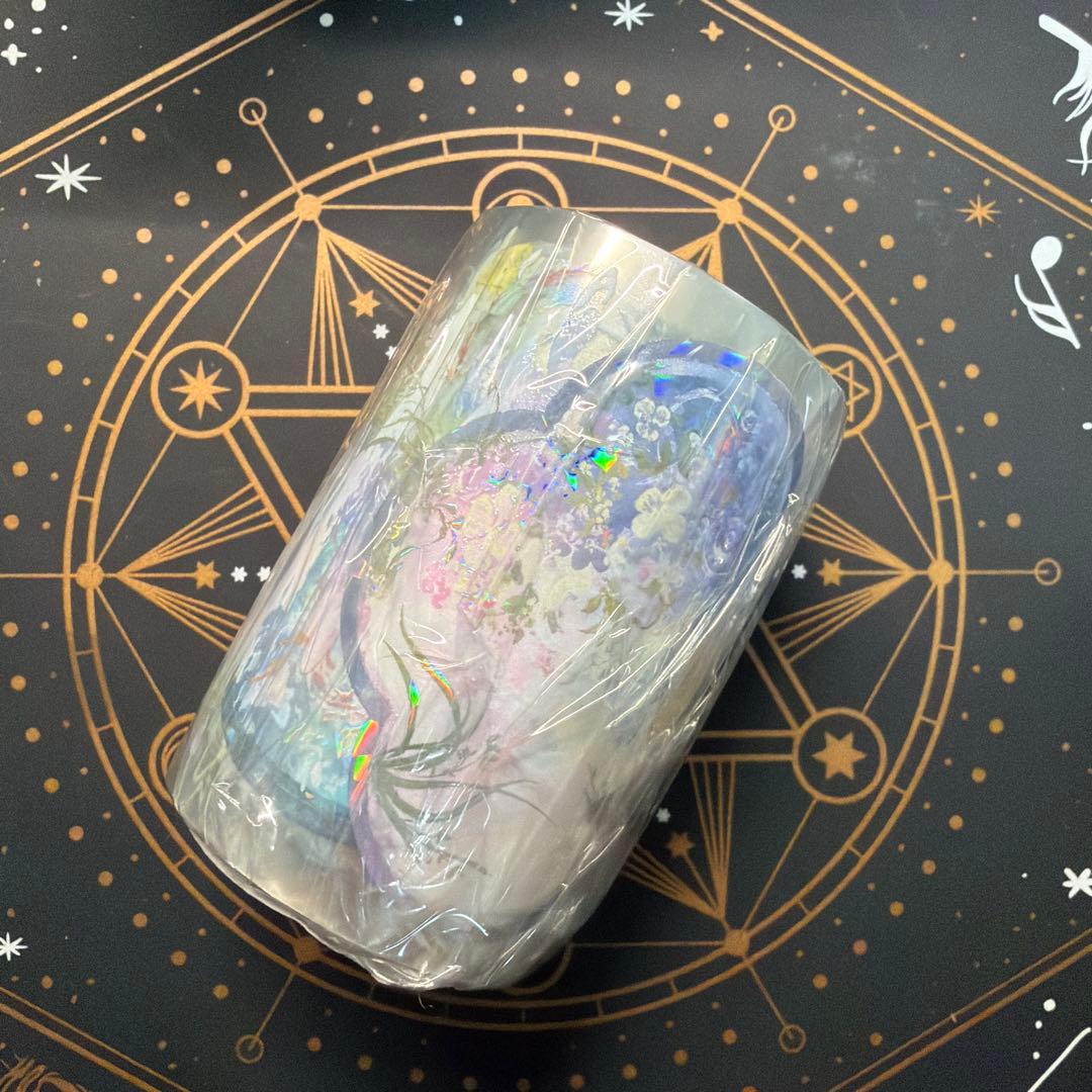 【8475】海外　マステ　5m巻売り　貝殻光マスキングテープ　鏡花水月