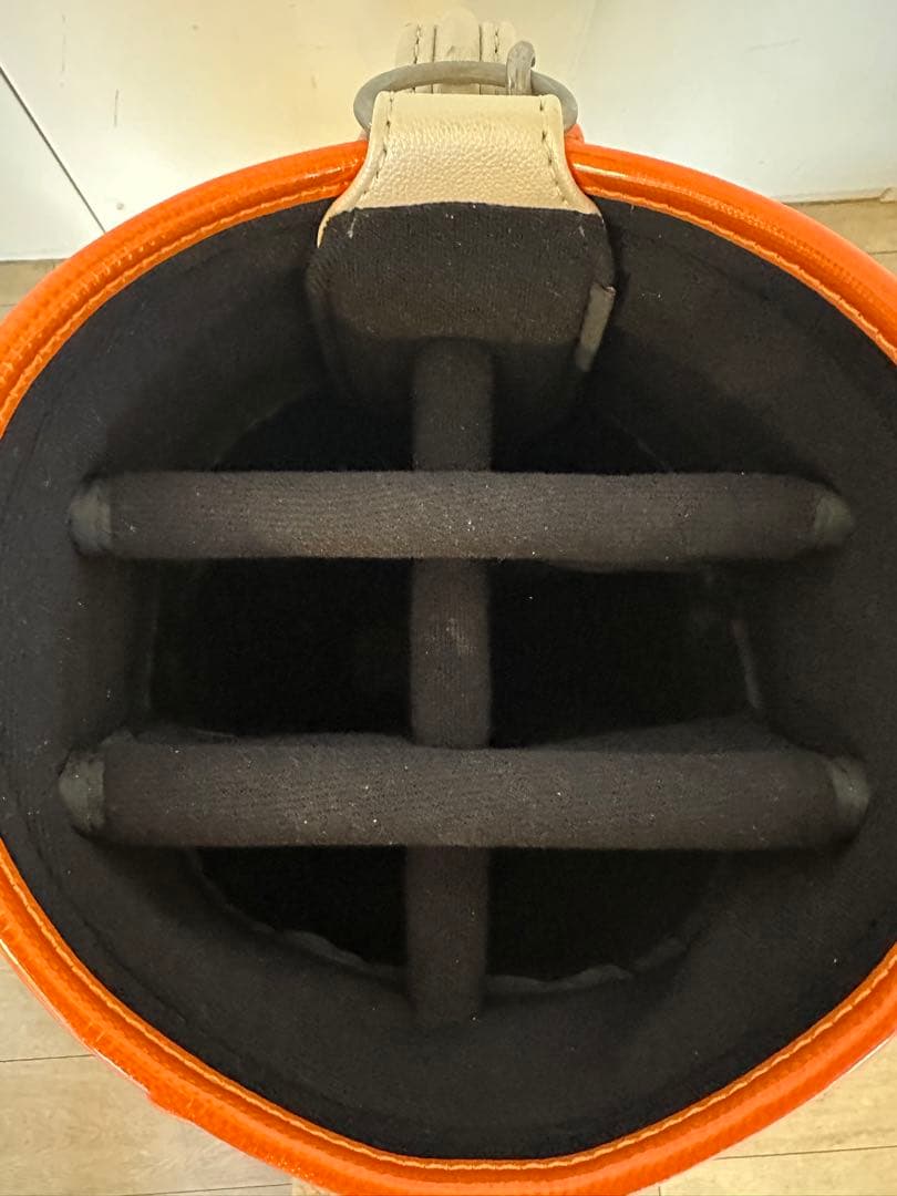 Noisy Noisy キャディバッグ オレンジ/グリーン