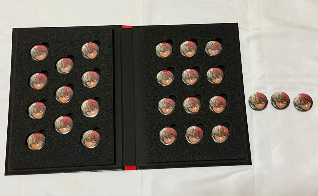 僕のヒーローアカデミア　ヒロアカ　連載完結記念缶バッジ　轟焦凍　26個