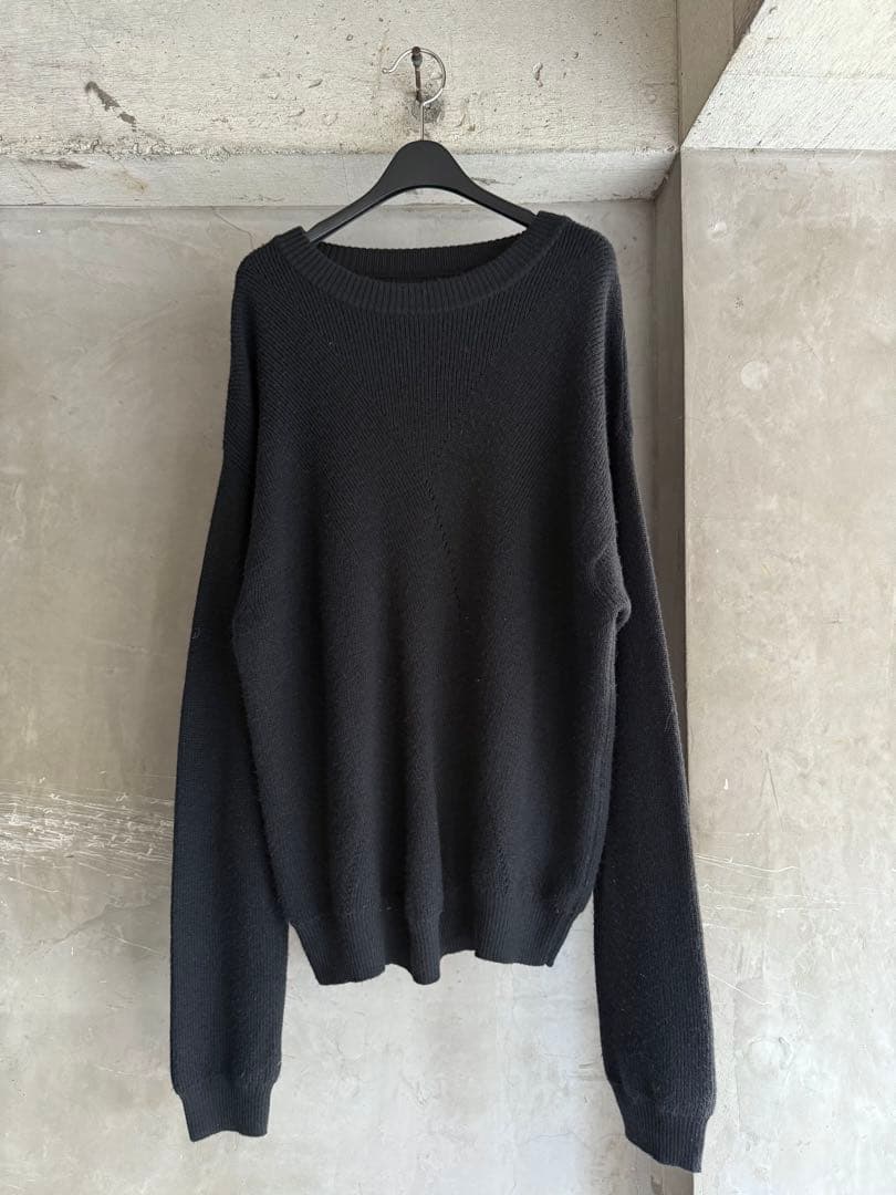 トップス 08 sircus 19AW RIDGE CREW NECK SWEATER