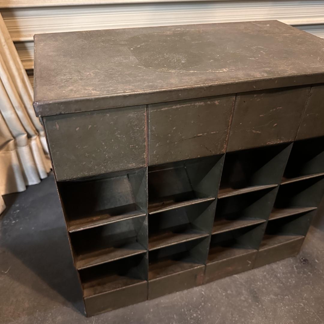 ヴィンテージ メタル製 パーツボックス タバコストッカー 店舗什器