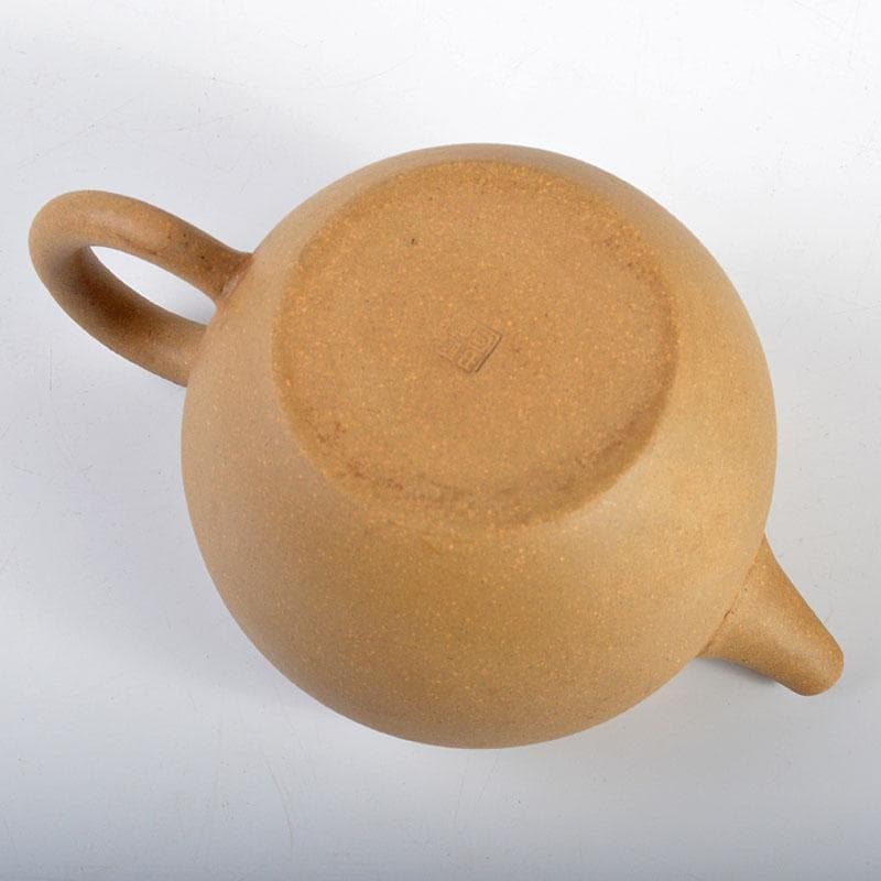 中国　中国宣興銘　紫砂　黄泥　急須　茶壷　V　R4470