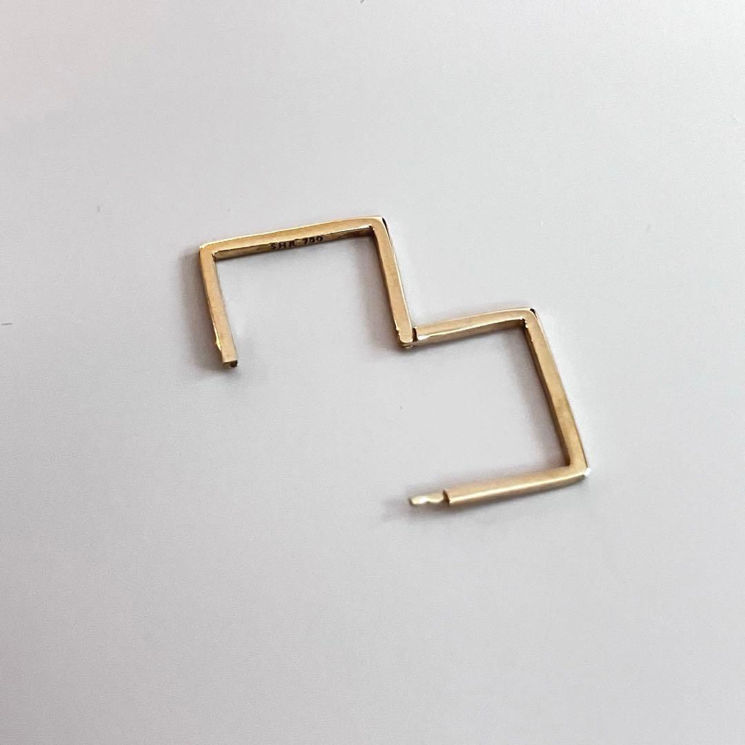 アクセサリー *SHIHARA Form Pierce 15(02) 18K YG