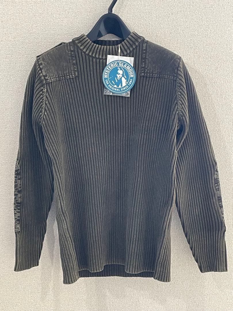 ヒステリックグラマー 異素材切替リブニット M 新品