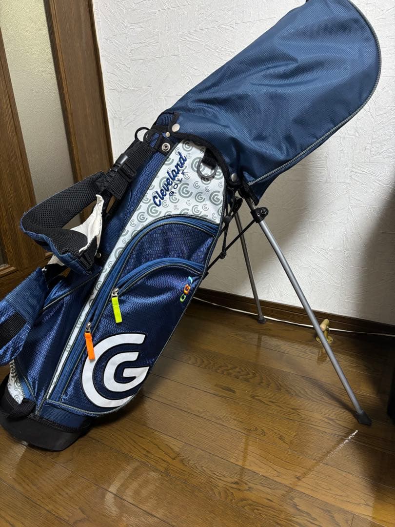 Cleveland ジュニア キャディバッグ ネイビー