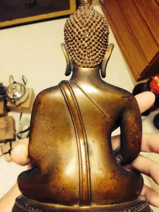 仏像 銅製 玉石象嵌 中国美術