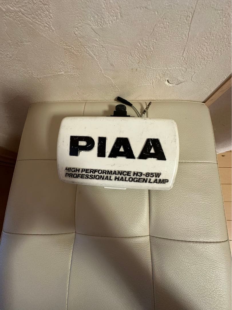 piaaフォグランプイエロー 角型50 当時物