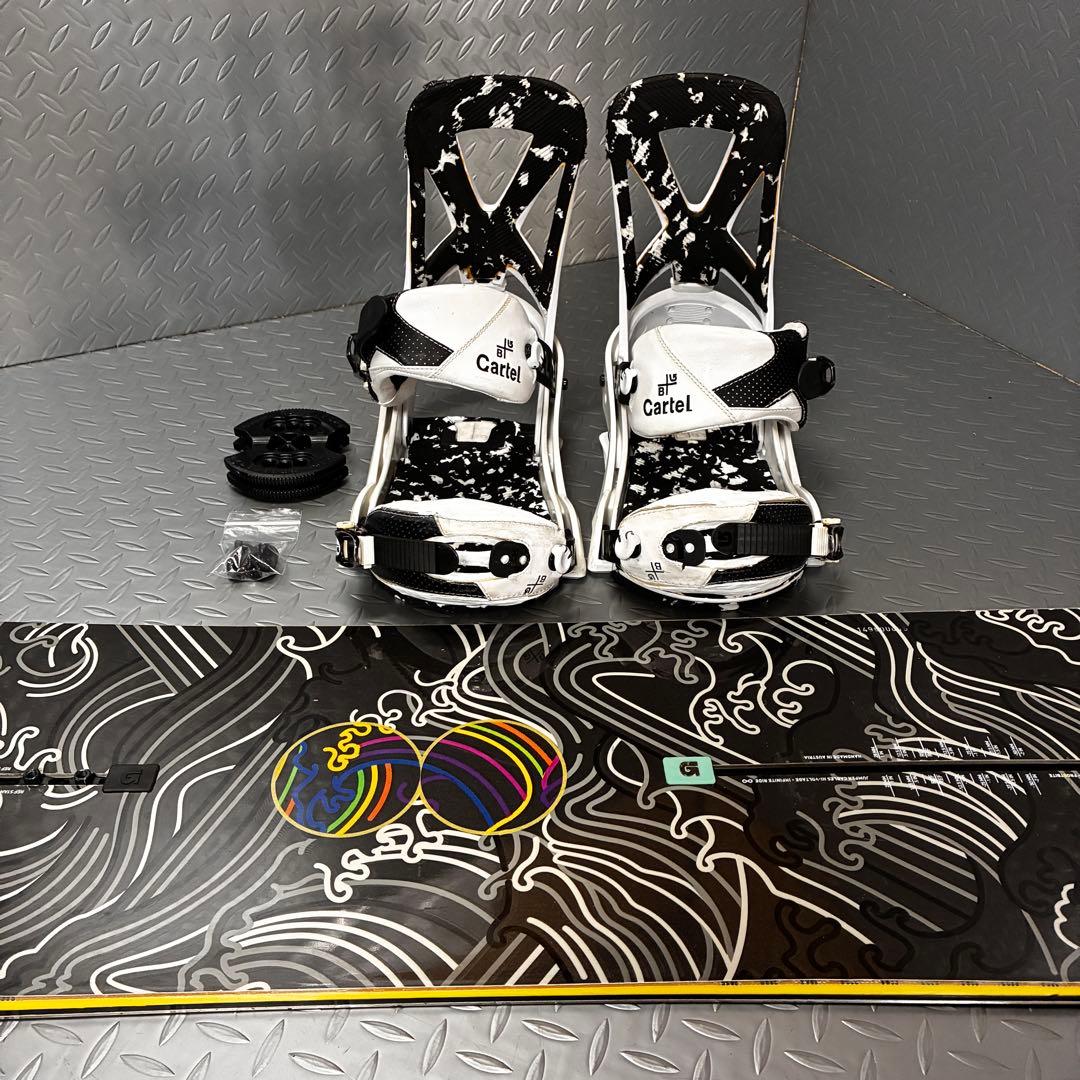【希少！】バートン X8CH CARTEL 154cm メンズボード2点セット