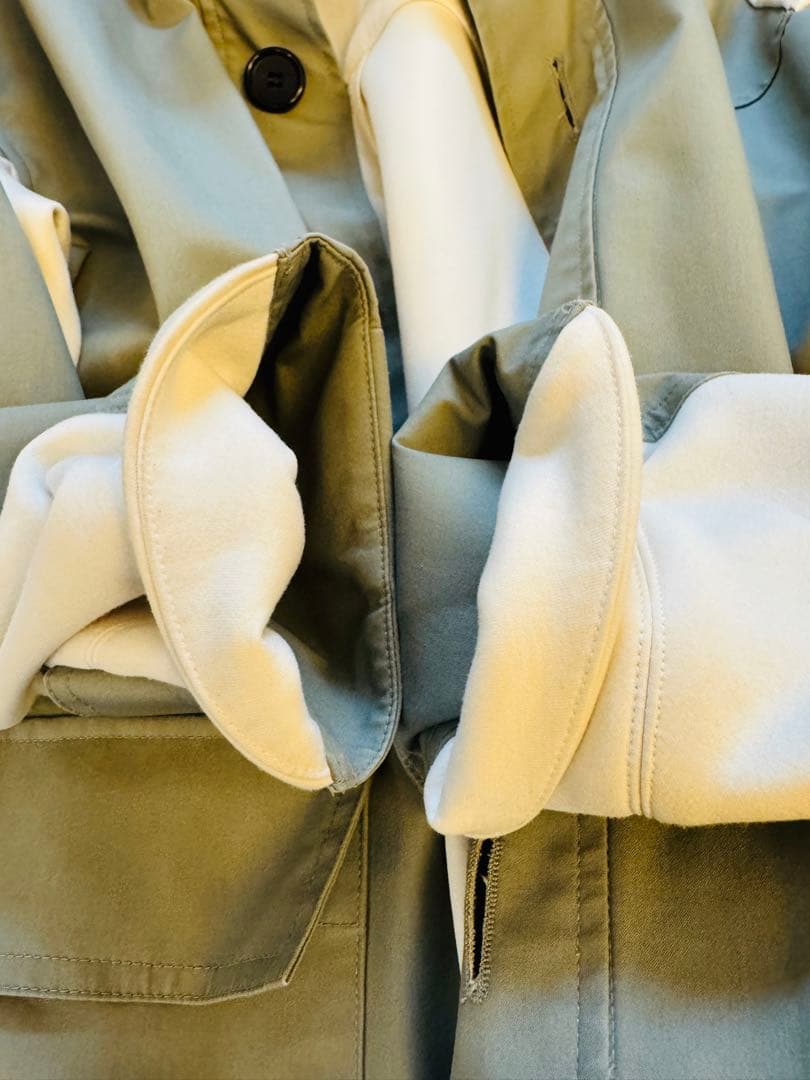 ナゴンスタンス3LAYERED CO POPLIN コンビhooded coat