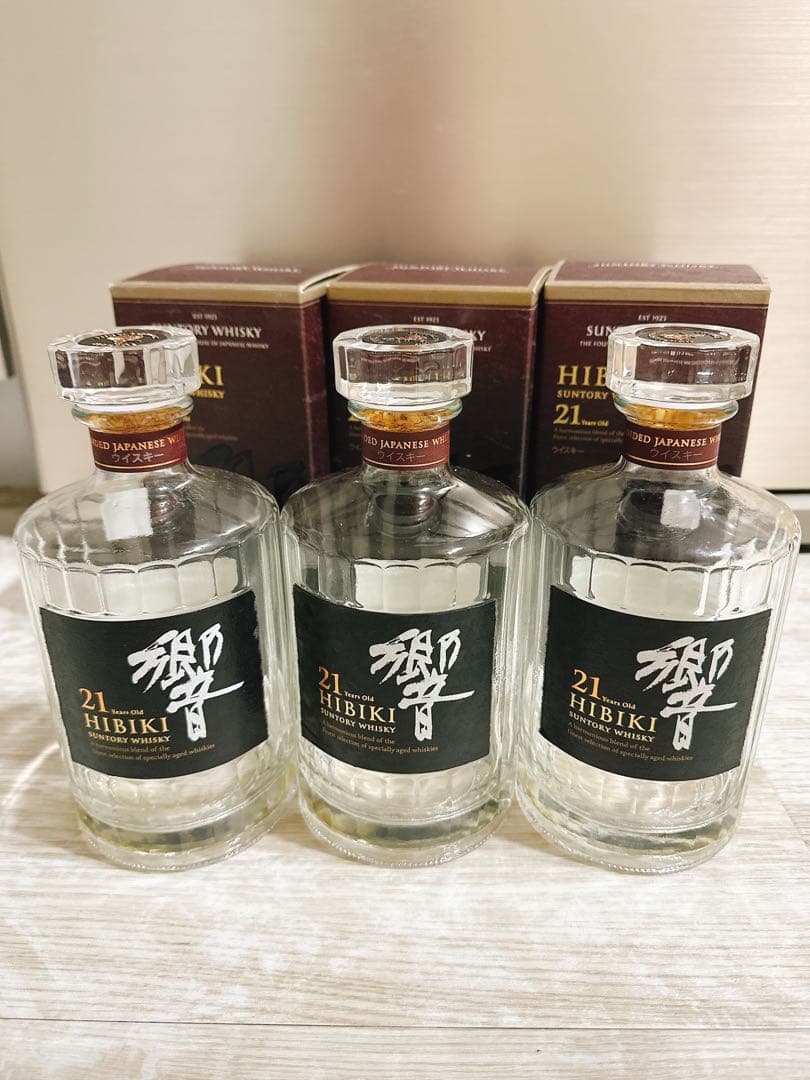 Hibiki 21年 ウイスキー 3本セット