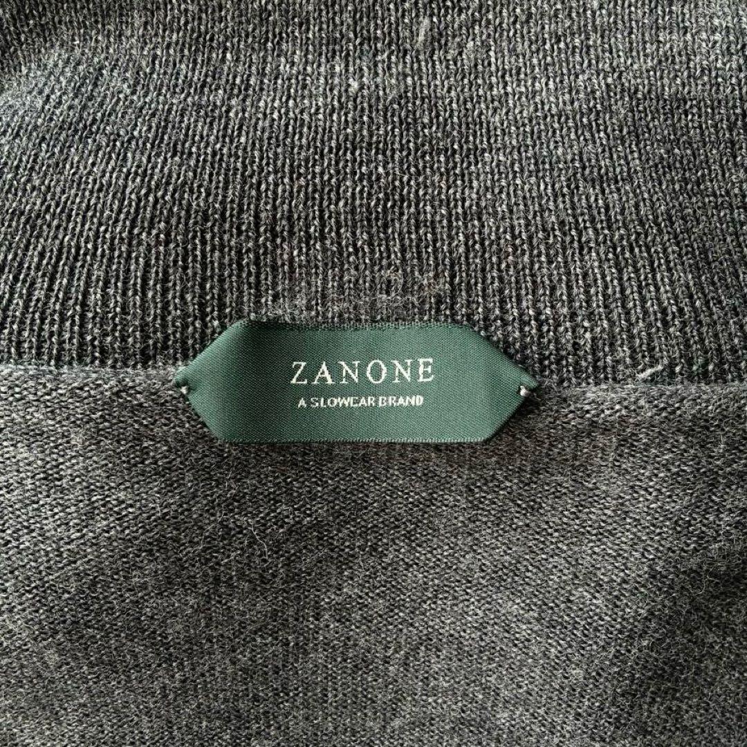イタリア製 ZANONE 12G ハイゲージ タートルネック セーター 48