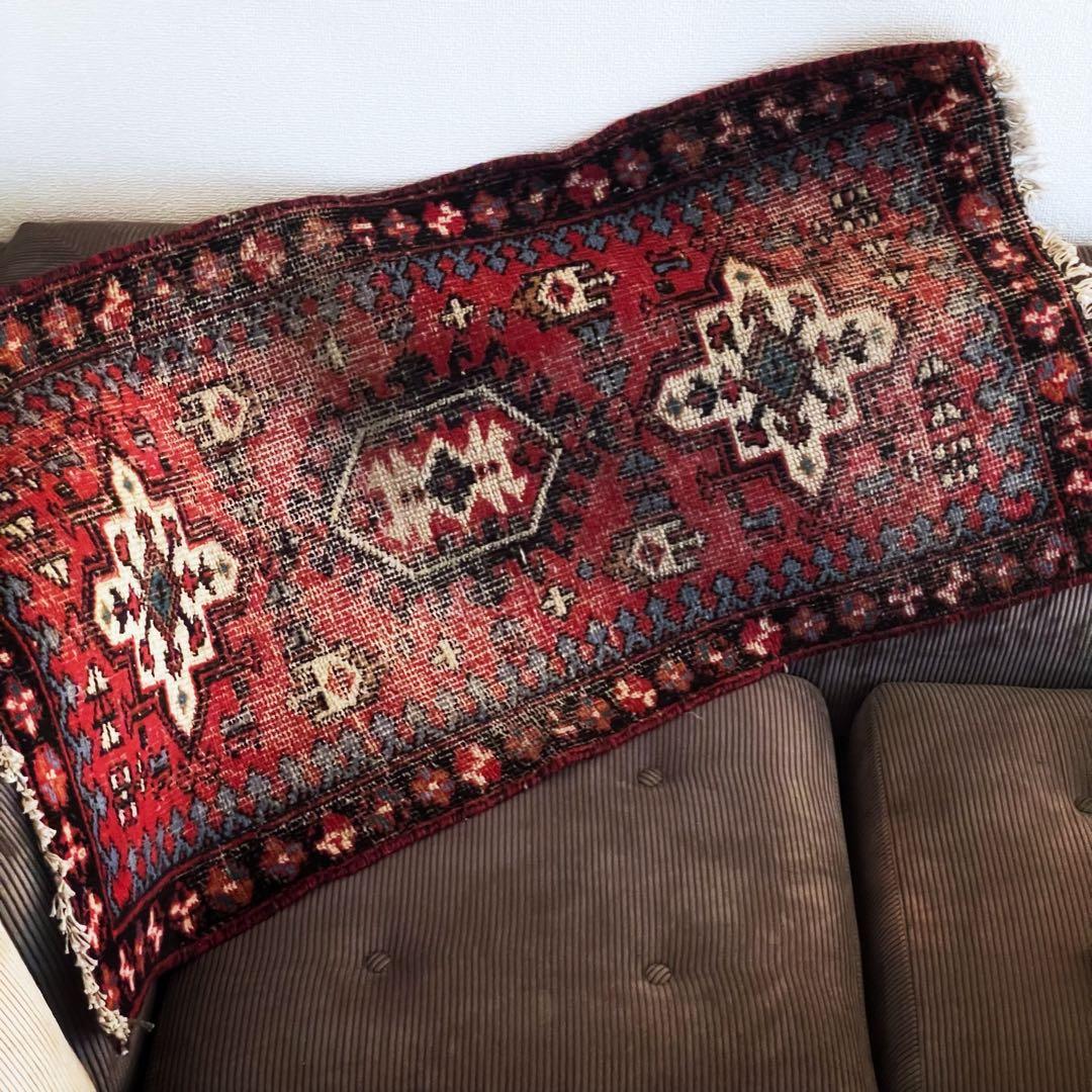 【月末セール】125×59 アフガニスタン バルーチ ヴィンテージラグ