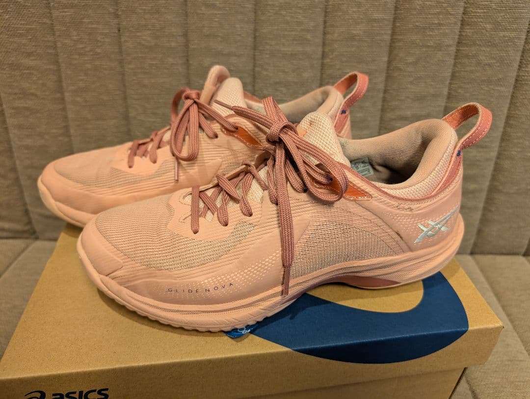 asics GLIDE NOVA FF 4 25.0cm ピンク/ホワイト