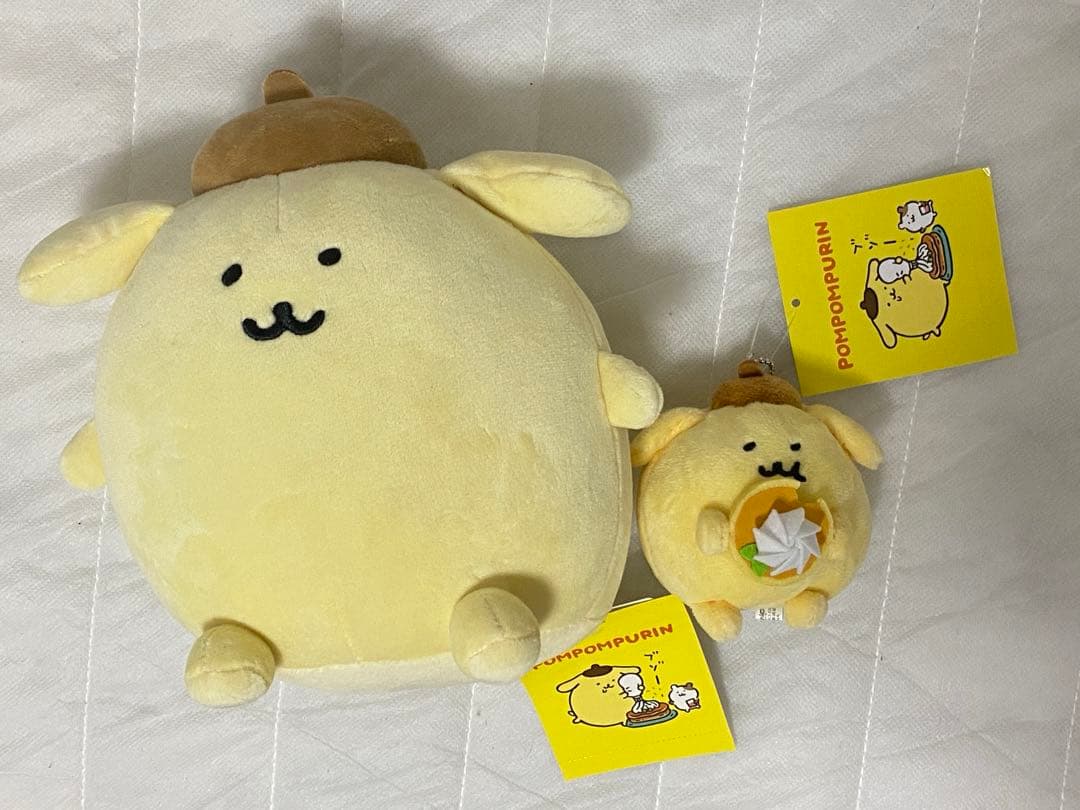ナガノ×サンリオキャラクターズ　ポムポムプリンぬいぐるみ(M)、マスコット