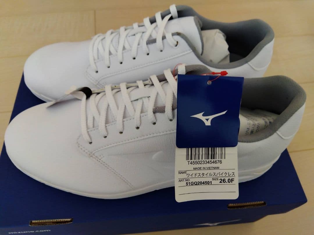 Mizuno ゴルフシューズ 26.0cm ホワイト