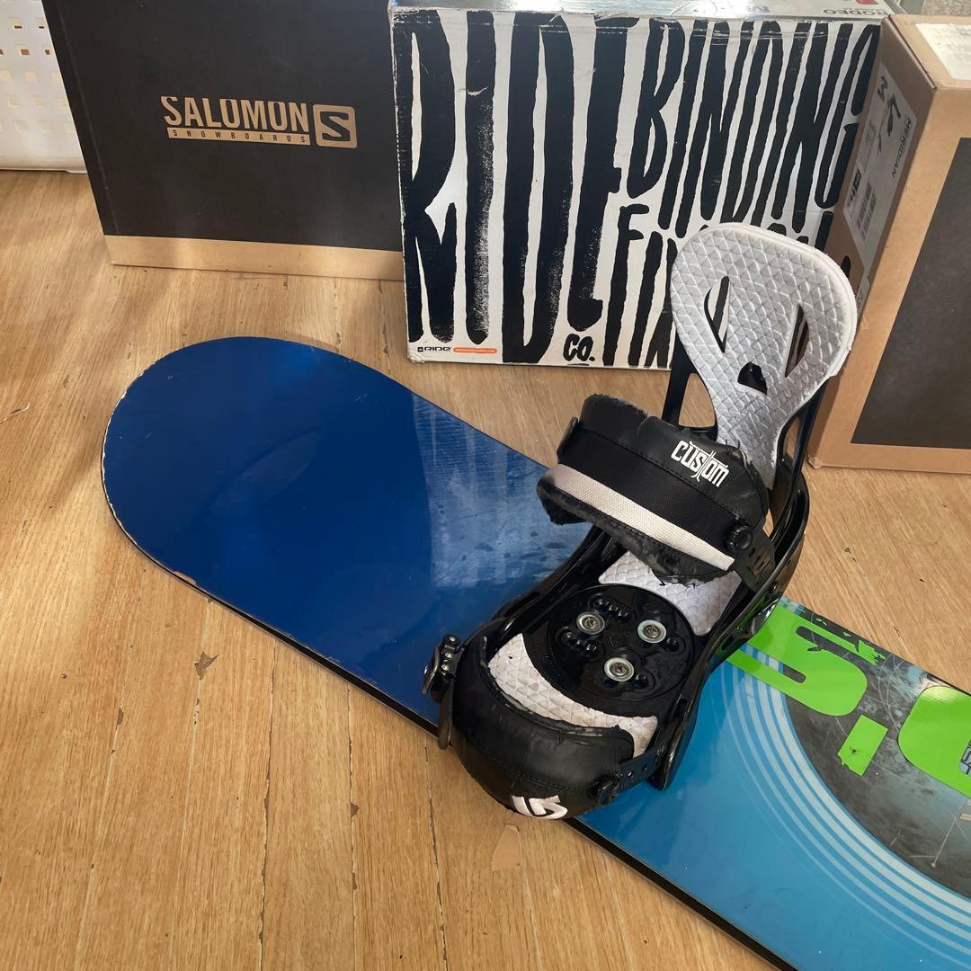 BURTON　バートンスノーボードセット　CUSTOMバインディング付