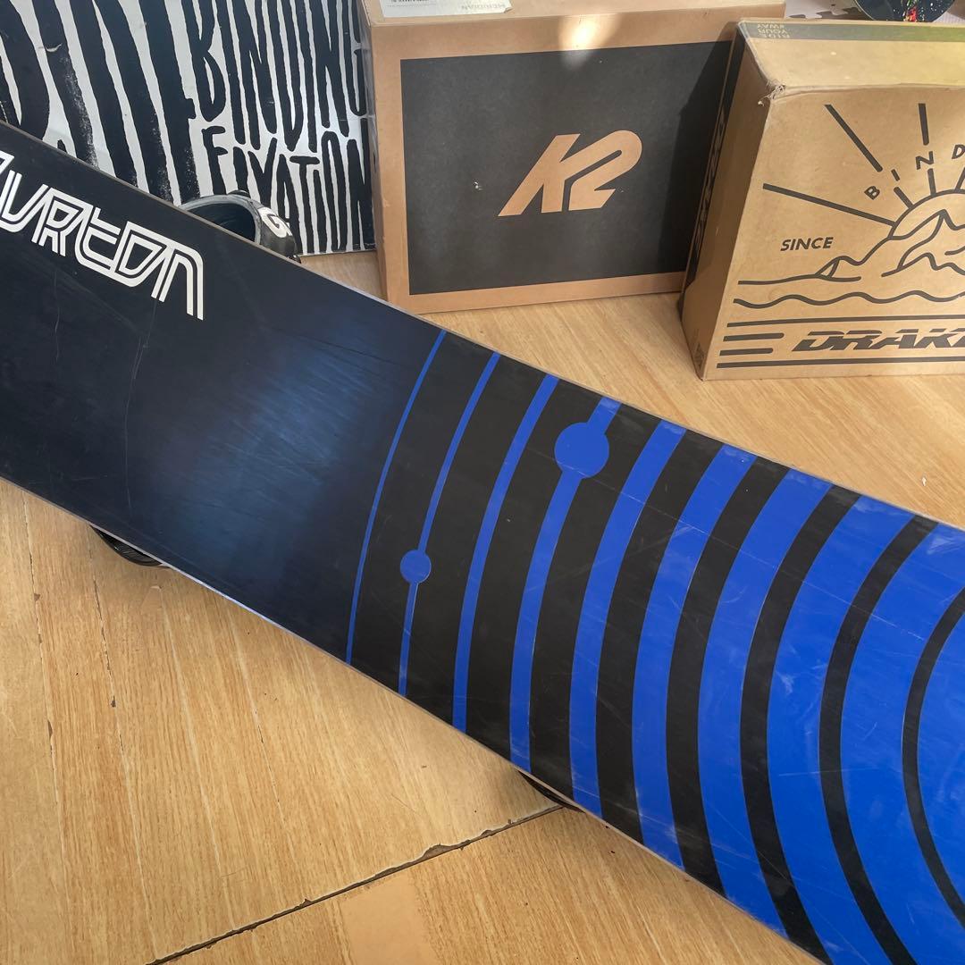 BURTON　バートンスノーボードセット　CUSTOMバインディング付