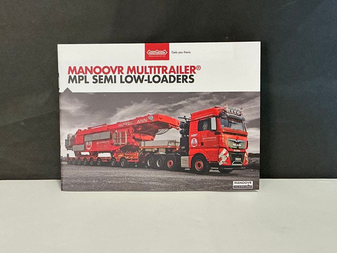 WSI MODELS 1/50 ACTROS NOOTEBOOM トレーラー