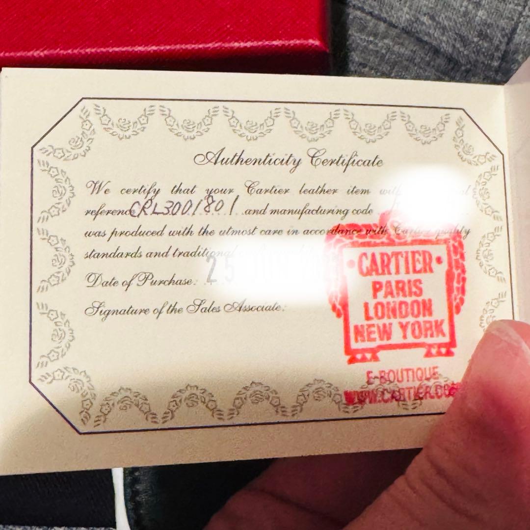 Cartier マストドゥカルティエ カードケース ミニウォレット