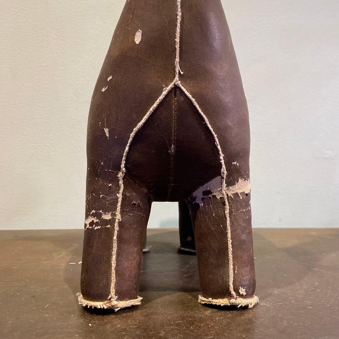 古いキリンの置物 オブジェ 古道具