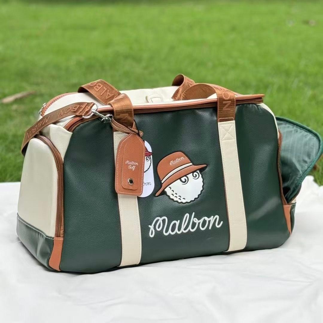 即発送対応●マルボンゴルフボストンバッググリーン