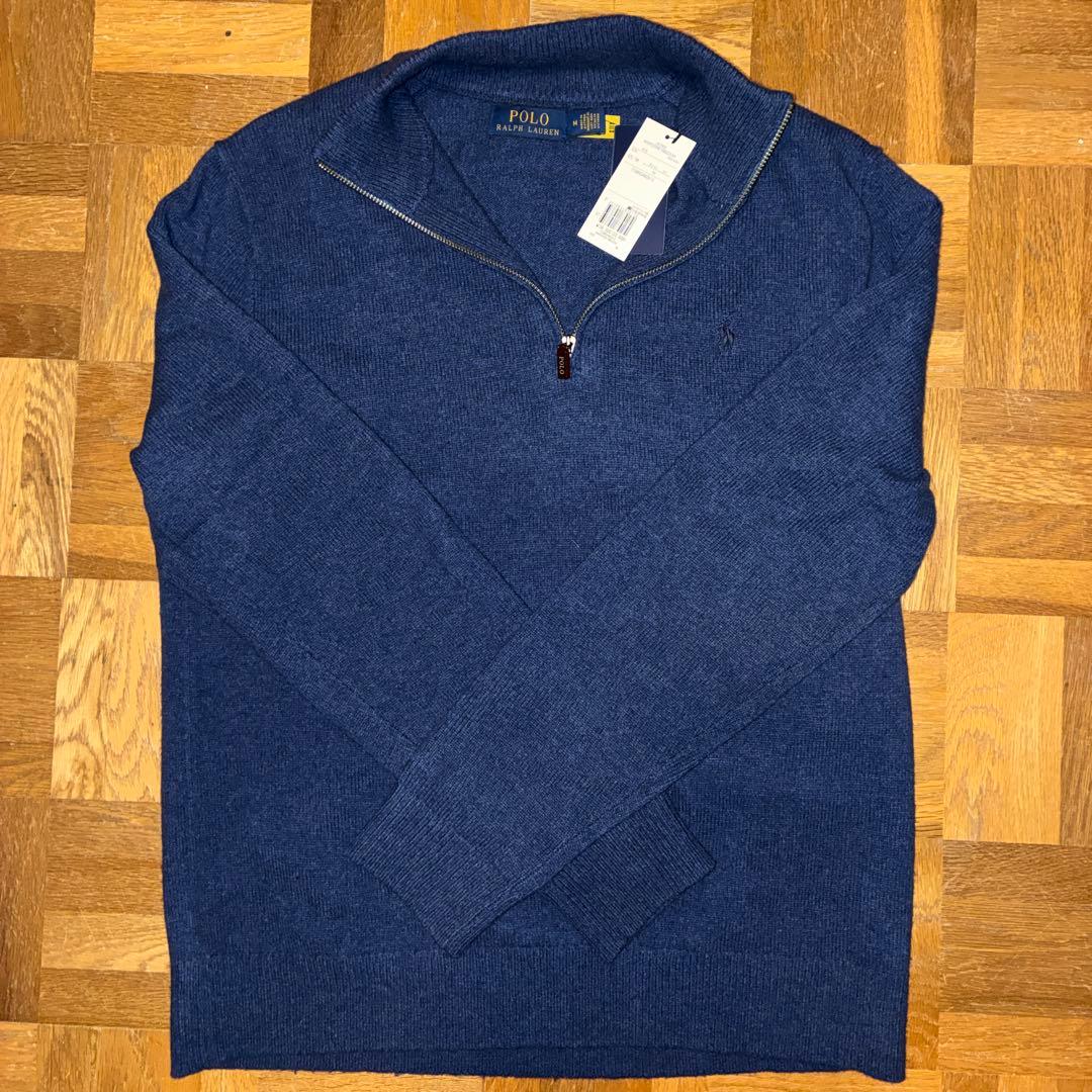 新品未使用　POLO RalphLauren ウールハーフジップ　Mサイズ