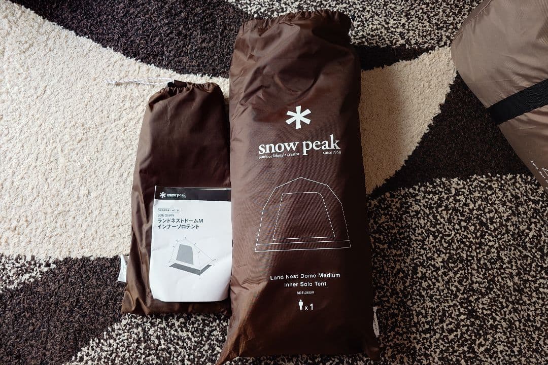 スノーピーク ランドネストドームM ＋ソロ用インナー マットセット