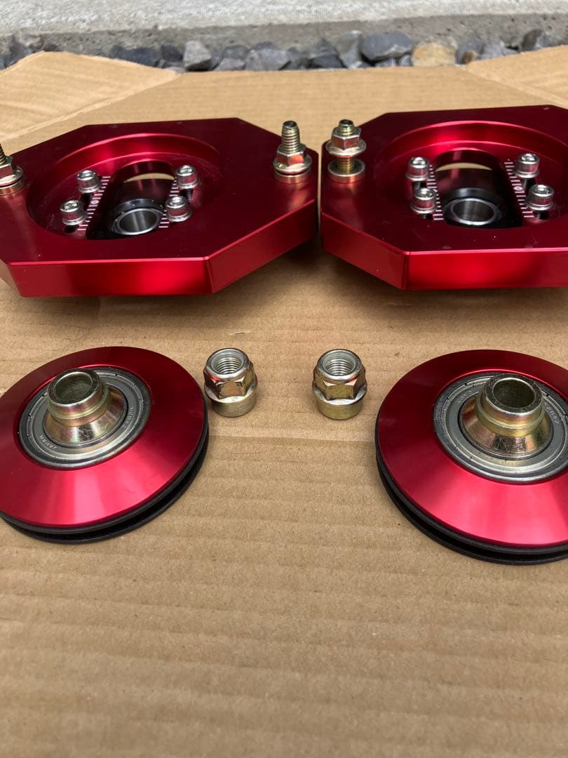 アバルト595 ラルグス調整式ピロアッパーマウント＋アッパーシート