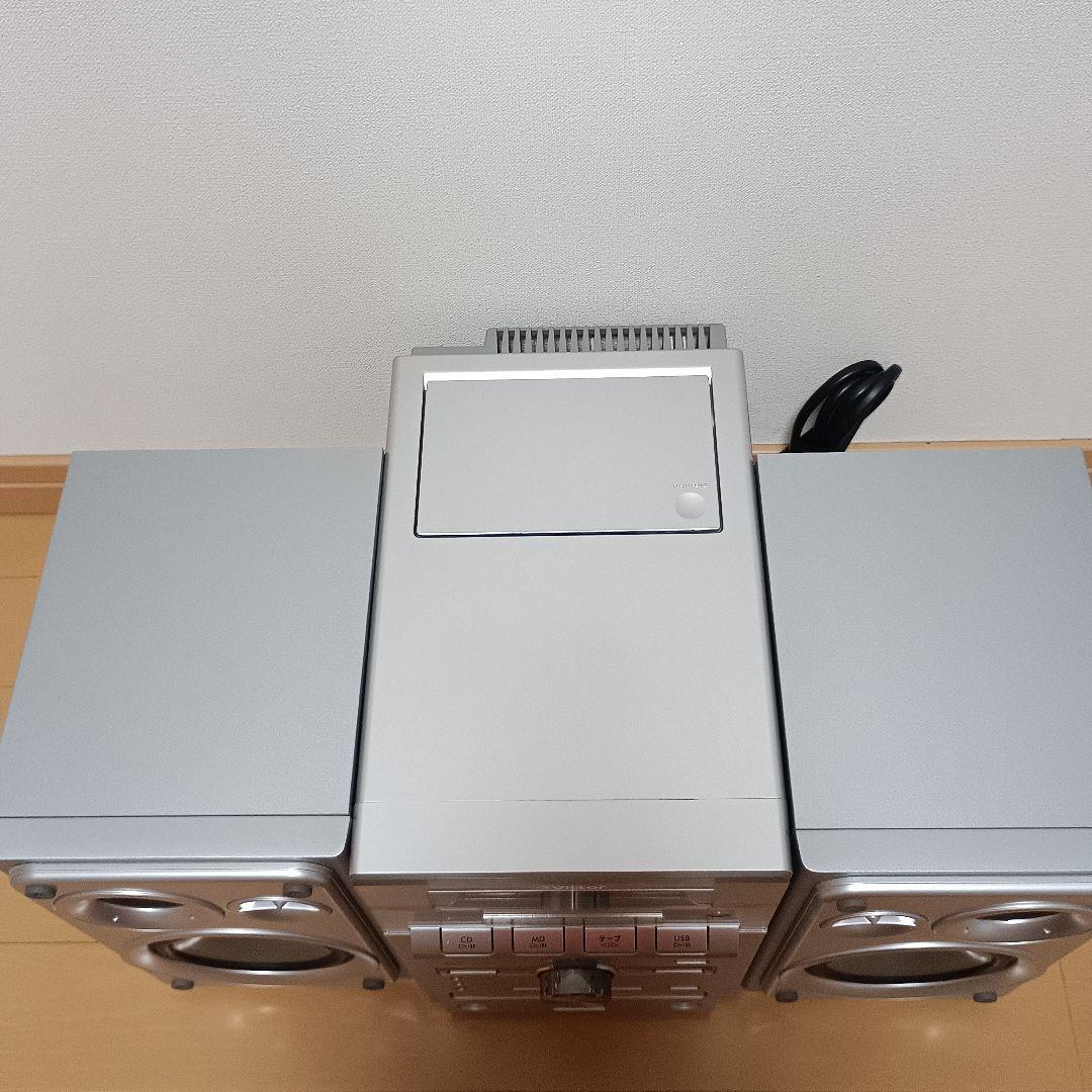 【美品】ビクター マイクロコンポーネントMDシステム シルバー UX-Z2-S