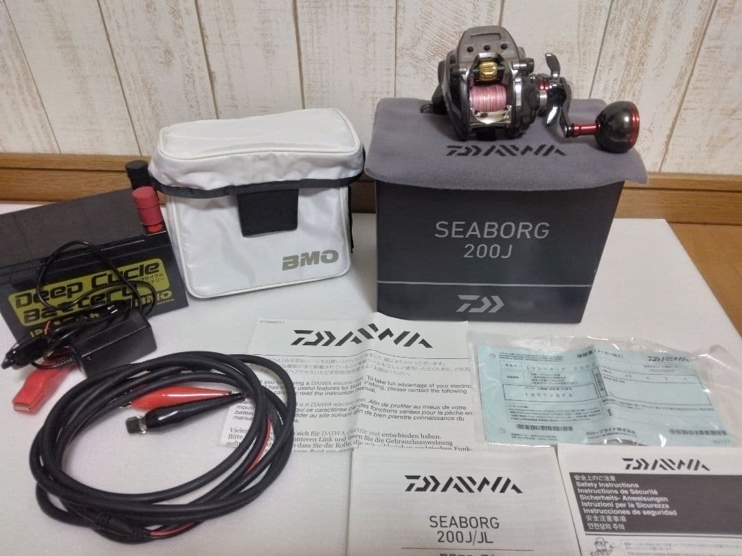 Daiwa SEABORG 200J 電動リールBMOジャパンバッテリーセット
