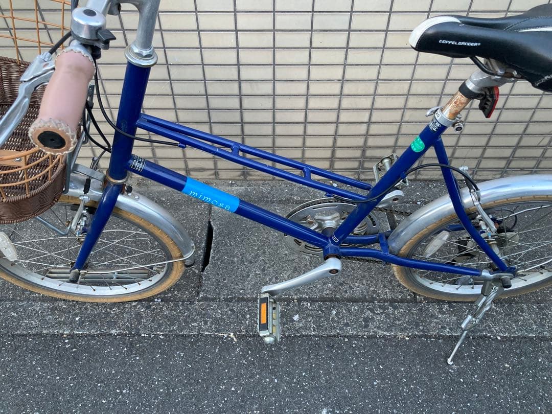 ミニベロ サイマ ミモザ cyma mimosa 外装6段 フロントバスケット