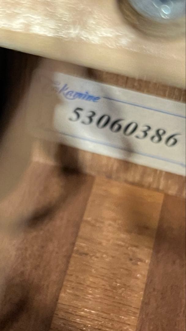 タカミネTDP500ー6BLシングルヘッド 長渕剛さんモデル限定品