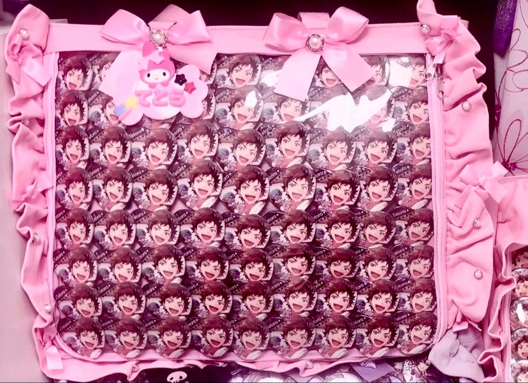 あんスタ 南雲鉄虎 ハート缶バッジ 痛バ 痛バッグ