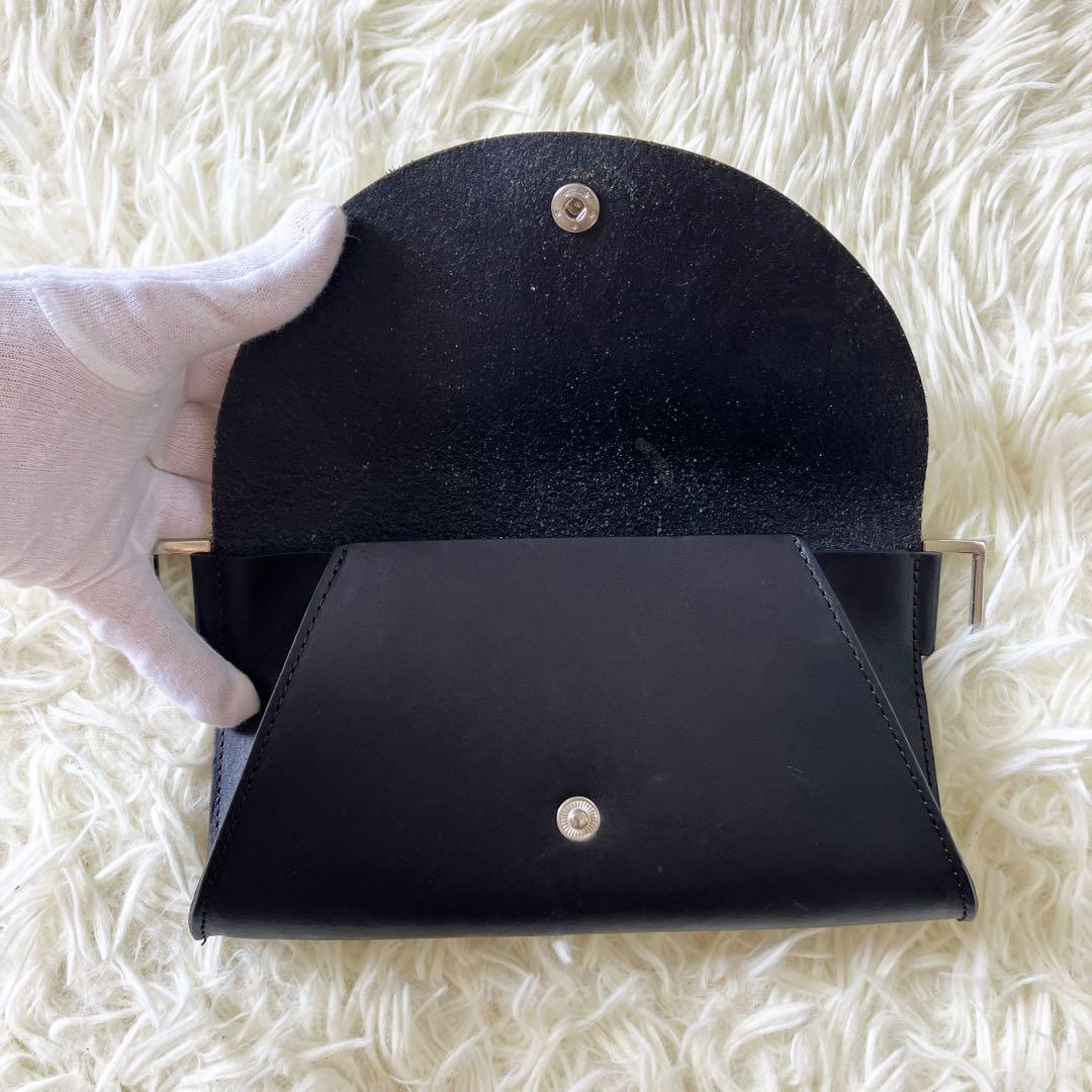 【希少型】COS レザー ベルトバッグ ブラック