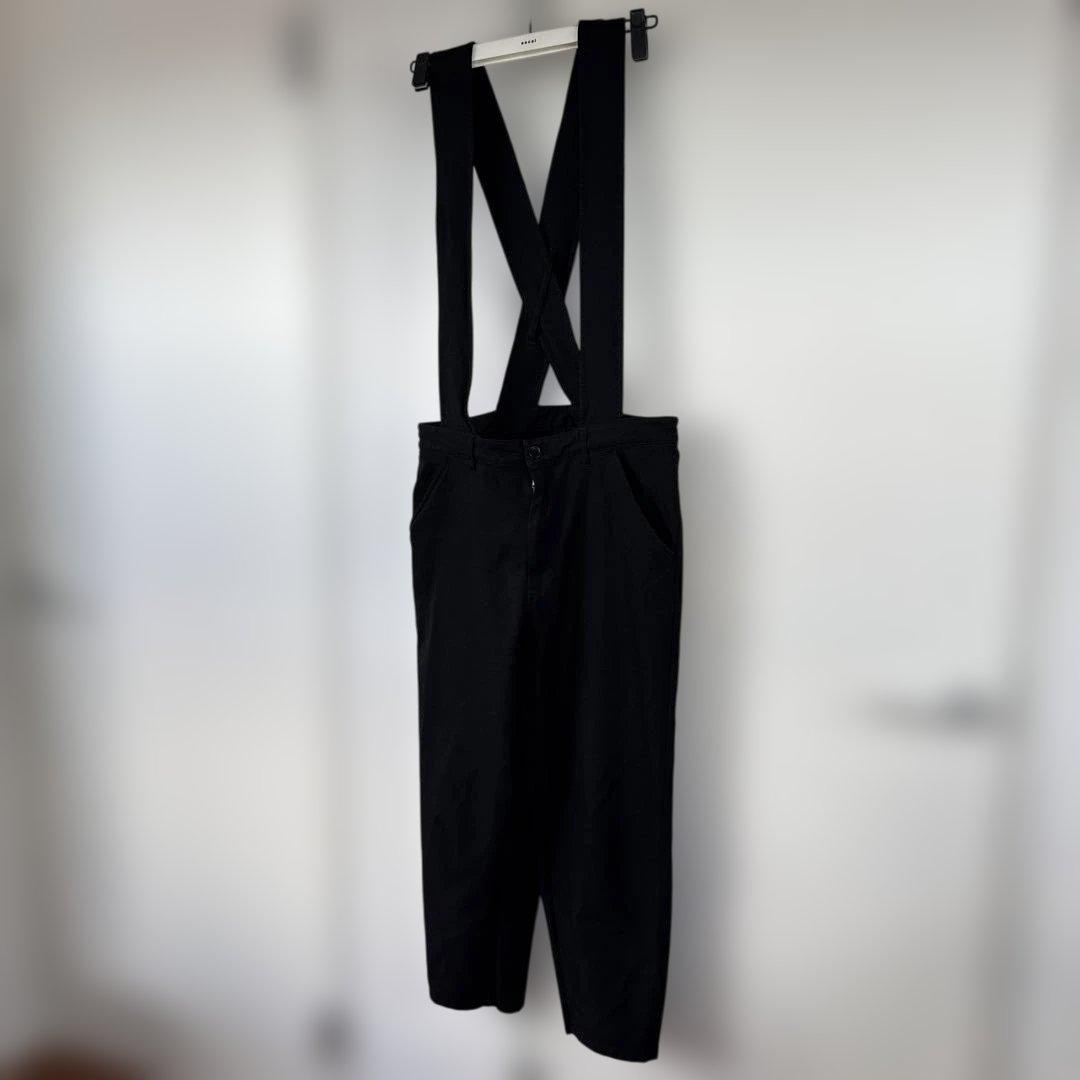 0*3様 BLACKコムデギャルソン★サスペンダーパンツ