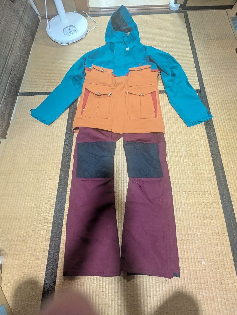 unfudge スノーボードウェア上下ビブパンツ