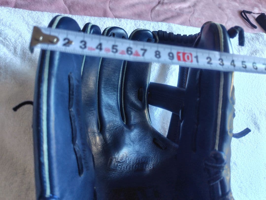 ZETT 左投げ用グローブ ソフトボール　ネイビー