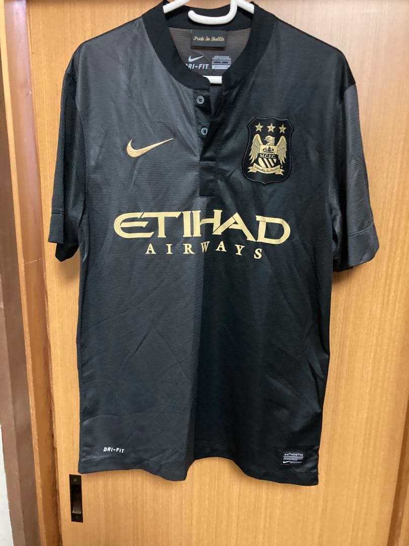 マンチェスター・シティ 2014　Sサイズ　ナイキ　Nike ユニフォーム　優勝