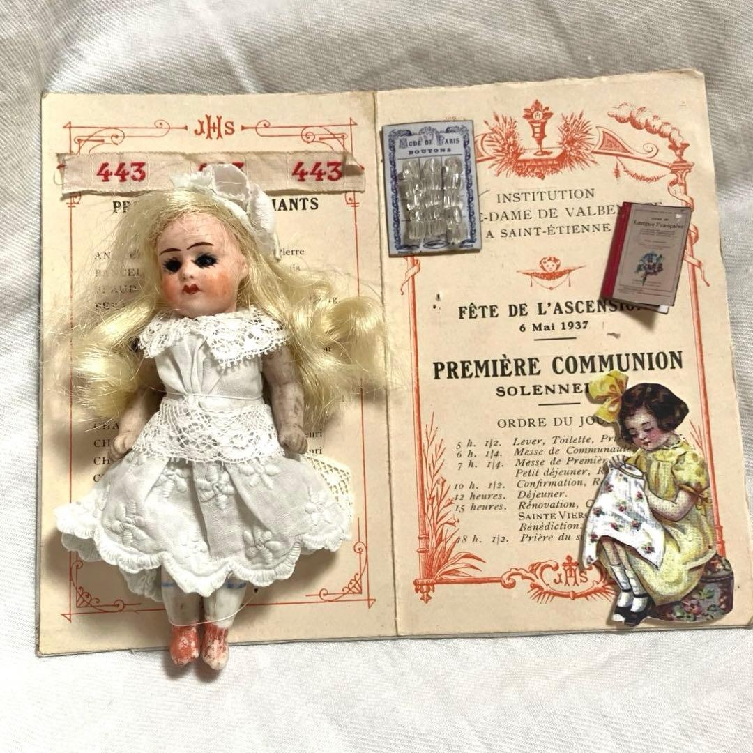 フランスアンティークミニョネット　プレゼンテーションシート　フレンチミニョネット