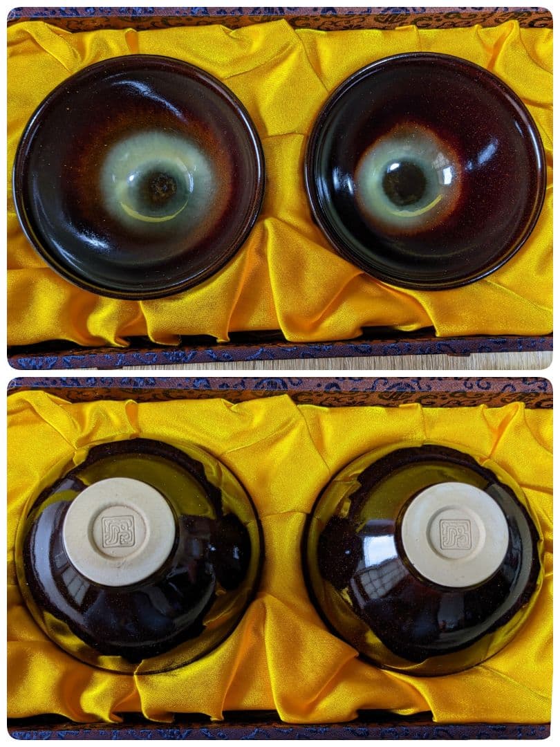 ♦中国 多彩灑金釉 抹茶碗 結晶釉 茶道具 アンティーク 骨董品 レクション