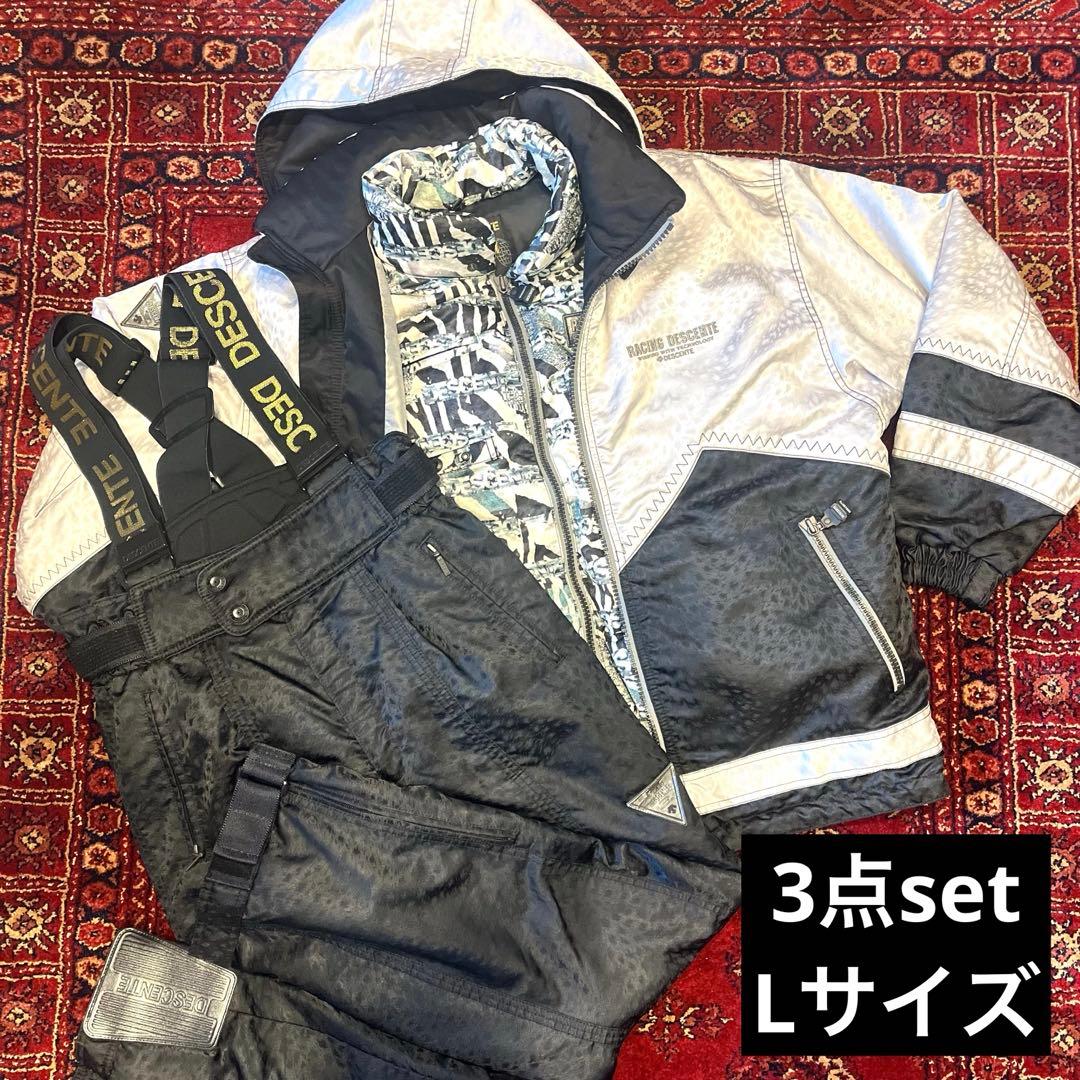 DESCENTE RACING スキーウェア 3点セット 高機能 デサント　L