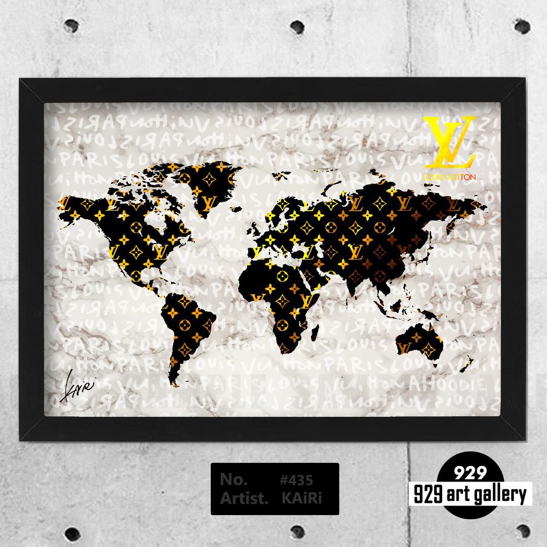 LOUIS VUITTON type☆A1額装済アートインテリアポスター＃435