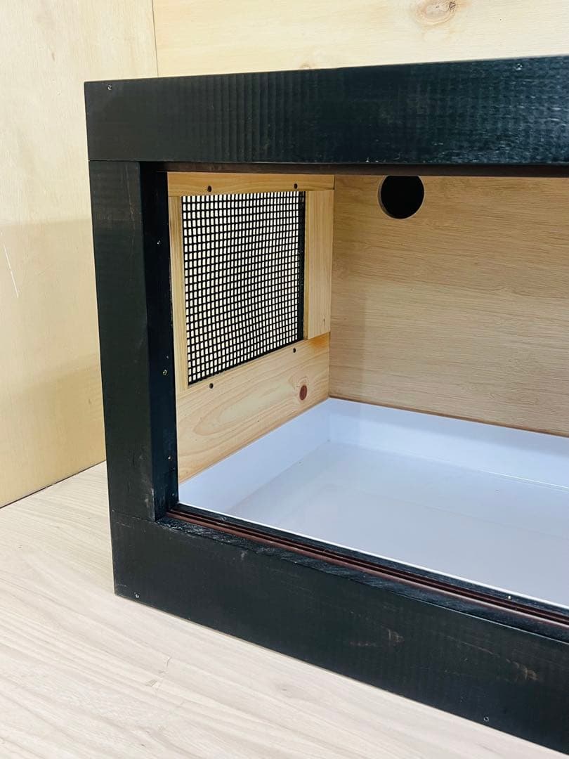 限定ブラック仕様　RepBox 木製ケージ1200x450x450